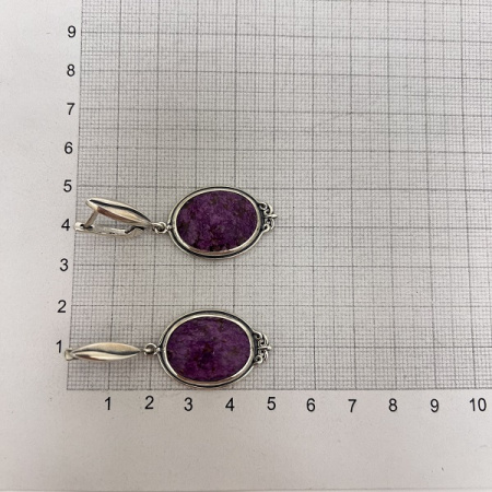 Серебряные серьги Венеция  